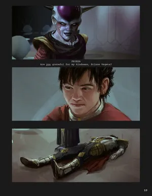 Fierce Rivals: Vegeta And Frieza Face Off Wallpaper