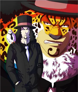 Fierce Rob Lucci Displaying Strength And Power Wallpaper
