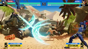 Fierce Street Fighter Characters In Action Wallpaper