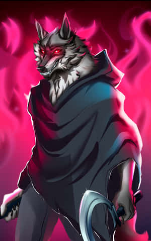 Fierce_ Werewolf_ Illustration Wallpaper