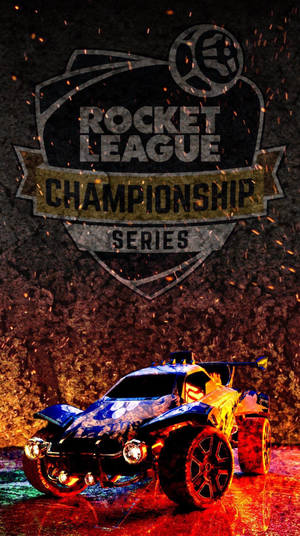 Fiery Blue Octane Rocket League Iphone Wallpaper