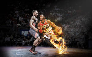 Fiery John Wall Wallpaper