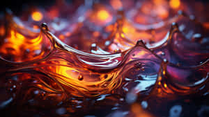 Fiery Liquid Abstract Art.jpg Wallpaper