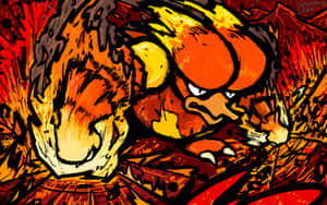 Fiery_ Magmar_ Artwork Wallpaper