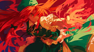 Fiery_ Martial_ Artist_ Hong_ Meiling Wallpaper