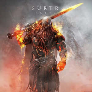 Fiery_ Surtur_ Fantasy_ Artwork Wallpaper