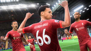 Fifa 22 Exciting Action Snapshot Wallpaper