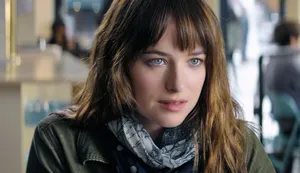 Fifty Shades Of Grey Anastasia With Bangs Wallpaper