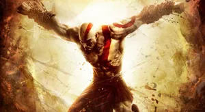 Fight Against Gods In God Of War 3 Wallpaper