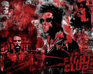 Fight Club Grunge Art Wallpaper