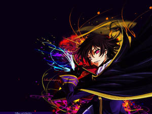 Fight For Freedom With Neon Lelouch Wallpaper
