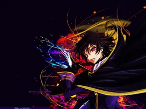 Fight For Freedom With Neon Lelouch Wallpaper