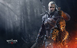 Fight For Justice - Geralt Of Rivia Wallpaper