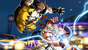 Fight For Survival In Street Fighter Wallpaper