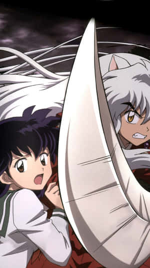 Fight Scene Inuyasha Iphone Wallpaper