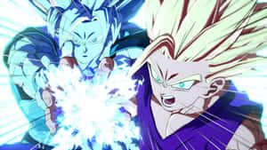 Fight Your Way To The Top With Dragon Ball Fighterz Wallpaper