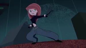 Fighting Stance Of Kim Possible Wallpaper