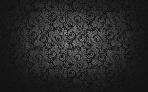Filigree Pattern In Black And Grey Desktop Wallpaper