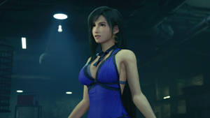 Final Fantasy 7 Tifa Purple Dress Wallpaper