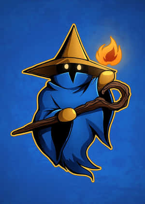 Final Fantasy Black Mage Art Wallpaper