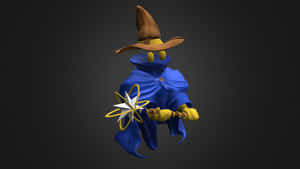 Final Fantasy Black Mage3 D Render Wallpaper