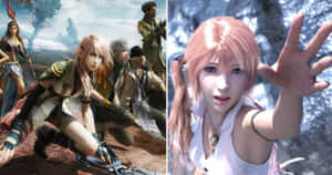 Final Fantasy Characters Assembled Wallpaper