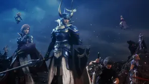 Final Fantasy Dissidia Characters In Intense Battle Wallpaper