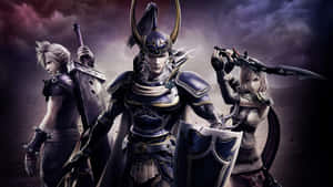 Final Fantasy Dissidia Epic Battle Scene Wallpaper