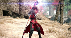 Final Fantasy Red Mage Casting Spell Wallpaper