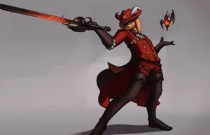 Final Fantasy Red Mage Stance Wallpaper