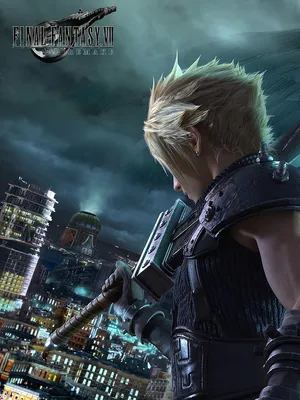 Final Fantasy V I I Remake Cloud Strife Buster Sword Wallpaper