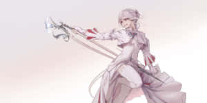 Final Fantasy White Mage Artwork Wallpaper