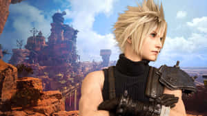 Final Fantasy7 Rebirth Cloud Strife Character Wallpaper