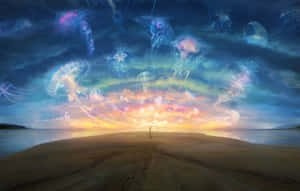 Finally Serene Painting By Gaétan Weltzer Wallpaper