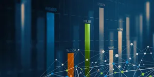 Financial Data Analysis Chart Wallpaper