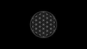 Find Balance And Harmony In The Sacred Flower Of Life Wallpaper