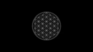 Find Balance And Harmony In The Sacred Flower Of Life Wallpaper
