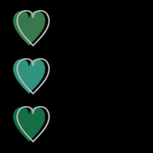 Find Love With A Mint Green Heart Wallpaper