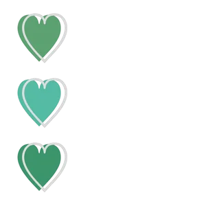 Find Love With A Mint Green Heart Wallpaper