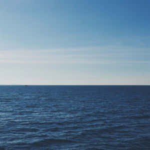 Find The Peace Of The Blue Horizon Wallpaper