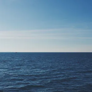 Find The Peace Of The Blue Horizon Wallpaper