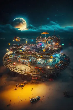 Find Unique And Exotic Goods In The Black Market Wallpaper