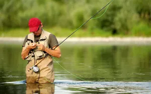 Find Your Zen In The Serene Art Of Fly Fishing Wallpaper