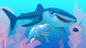 Finding Nemo Dory Destiny And Bailey Wallpaper