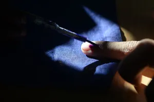 Finger Marked With Indelible Ink Wallpaper