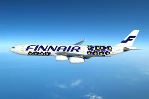 Finnair F Logo Wallpaper