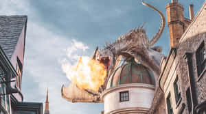 Fire Breathing Dragon Universal Studios Singapore Wallpaper