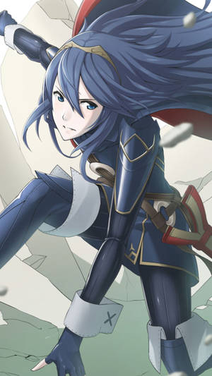 Fire Emblem Warriors Lucina Crouching Wallpaper