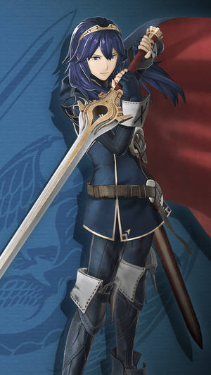 Fire Emblem Warriors Lucina Wielding Sword Wallpaper