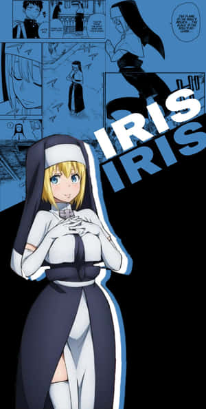 Fire_ Force_ Character_ Iris Wallpaper